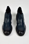 Men's Navy Blue Tonny Black Comfortable Fit Genuine Leather Men's Boots - 2