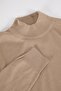 Camel Half Fisherman Superfine Wool Men's Knitwear Sweater - 3