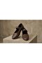 Women's Brown Leather Rubber Buckle Ballerinas 1.5cm Byndi̇mj03 - 5