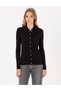 Black Slim Fit Knitwear Cardigan 50316338-Vr046