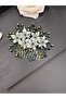 Radiant Flowers: Modern Hair Comb - 3
