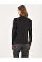 Anthracite Slim Fit Turtleneck Basic Sweater 50310886-Vr006 - 5