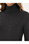 Anthracite Slim Fit Turtleneck Basic Sweater 50310886-Vr006 - 7