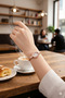 Rose Color Women's Wristwatch Yln91 - 9