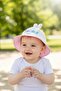 0-18 Months Unisex Children's Lace-Up Figured Summer Sombrero Hat