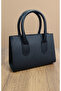 Elegant Women's Hand and Shoulder Bag with Zipper in Black Color - 2