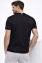 Regular Fit Men's Brand Logo Detailed Short Sleeve Round Neck T-Shirt - 3