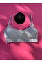 2-Piece Black and Gray Corded Thin Rope Strap Cotton Half Tank with Pads (M=70-75, L=80-85, XL=90-95 ) - 4