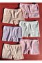Girl's 4-Piece Ribbed Camisole Fabric Cotton Shorts-Panties - 3