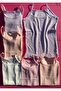 Girl's 5 Corded Cotton Flexible Undershirt with Rope Straps - 3
