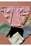 Corded, Cotton 7 Pieces Colorful Lycra Soft Fabric Women's Panties - 3