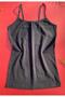 Cotton 3-Piece Rope Strap Ecru, Black and White Report Ribbed Women's Tank Top - 4