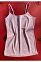 Cotton 5-Piece String Strap Green, Pink, Ecru, White and Light Blue Report Ribbed Women's Tank Top - 6