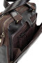 Men's Genuine Leather Brown Briefcase - 6