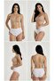 Women's 18-Pack White Heart High-Waist 100% Cotton Briefs - 3