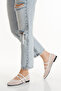 MLT0030-0103 Women's Casual Mesh Ballet Flats with Buckle - 3