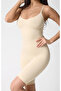 Adjustable Strap Seamless Gatherer Nude Color Seamless Full-Length Corset