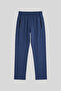 Indigo Men's Zippered Three-Pocket Standard Fit Classic Leg Sweatpants - 84768