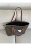 Askilari Large Khaki Women's Shoulder Bag with Ring Detail En42 Boy32 - 6