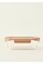 Terra Glass Storage Container Beige (1050 Cc)
