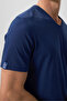 Indigo Basic Short Sleeve Standard Fit V-Neck Men's T-Shirt - 87912 - 4