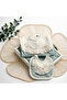 100% Cotton 5-Piece Newborn Hospital Discharge Set – with Hat, Booties, and Front Snap Fasteners - 3