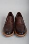 Select 2654 loafer genuine leather men's shoes brown - 3