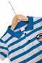 Boys' Casual Striped Polo T-Shirt and Shorts Set - 3