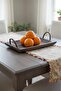 Beris - large rectangular handled tray - 3
