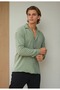 Men's Relaxed Fit Loose Linen Oversize Aerobin Shirt