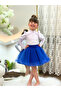 Girl's Cobalt Blue Costume Tutu Tulle Skirt - 3