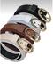 Black-tan-beige-white Set of 4, Women's Belt