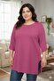 Plus Size Combed Tunic