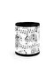 Music Note Themed White Mug - 3