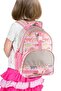 Big Kids Patterned Backpack Pink Dinosaur - 5