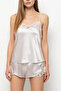 Women's Lace Satin Shorts Nightgown Set - Stylish and Comfortable - 5