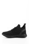 Women's Black Knitwear Lace-Up Comfort Sneaker with Memory Foam Insoles - 4