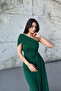 One Shoulder Evening Dress with Ewoo Train - 6