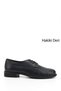 Navy Blue Antique Gön Genuine Leather Round Lace Up Women's Shoes 24177 - 6