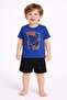 Play Polo Text Printed 2-Piece T-Shirt Top and Bottom Set