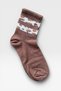 4 Pairs of Women's Leopard Patterned Cotton College Socks - Anti-Sweat, Anti-Odor Sock Set - 8