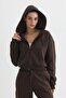 Liri Women's 3 Thread Tracksuit Set – O Oversized Comfortable Fit, Ş Fleece-Lined Fabric, Casual Sports Set - 2