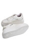Women's White Comfortable Fit Lace-Up Sneaker - 4