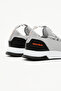 Unisex smoke grey breathable fabric lace-up sneakers with polyurethane sole - 5