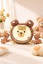 Cute Teddy Bear Water Bottle, Double Lid, Children's Water Bottle with Straw Neck Hanging Water Bottle for School - 2
