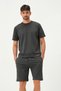 Men's Sleeve Detailed T-shirt Anthracite - 3