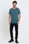 Men's Tencel Fabric Crew Neck T-Shirt Nefti - 2
