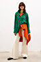 Flower Patterned Cotton Shirt
