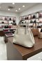 Suede Day and Night Bag with Scarf Accessory"Small Size - 4