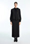 Double Black Suit with Glitter Collar Detail 1675